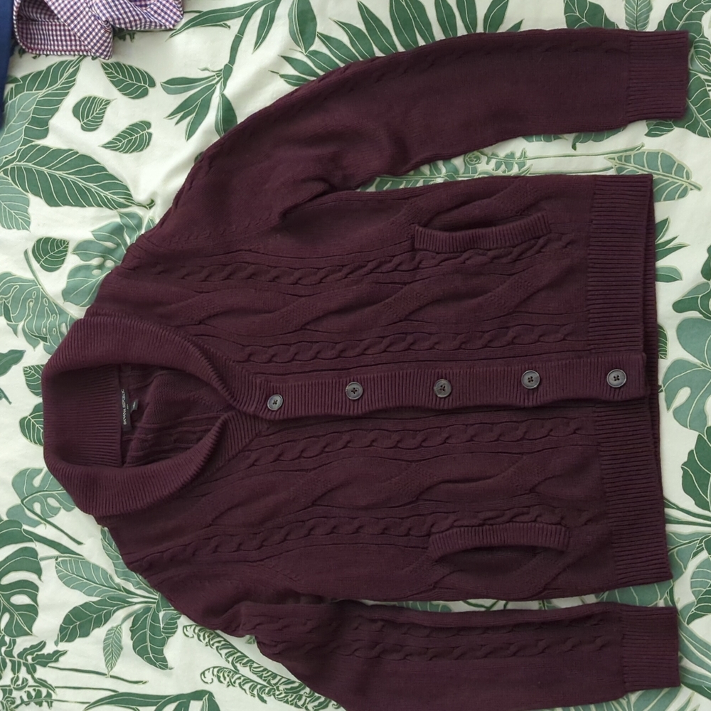 Banana Republic Shawl Neck Cardigan Sweater